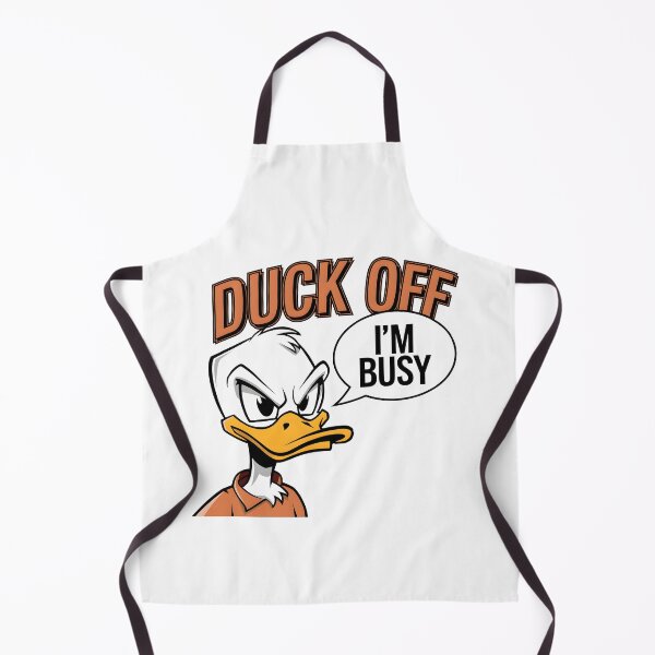 Item preview, Duck Off, I’m Busy cartoon duck designed and sold by VectorVortex.