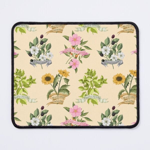 Item preview, Wild herbs seamless pattern designed and sold by pinkyfish1010.