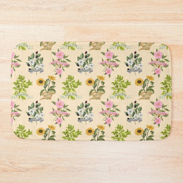 Item preview, Wild herbs seamless pattern designed and sold by pinkyfish1010.