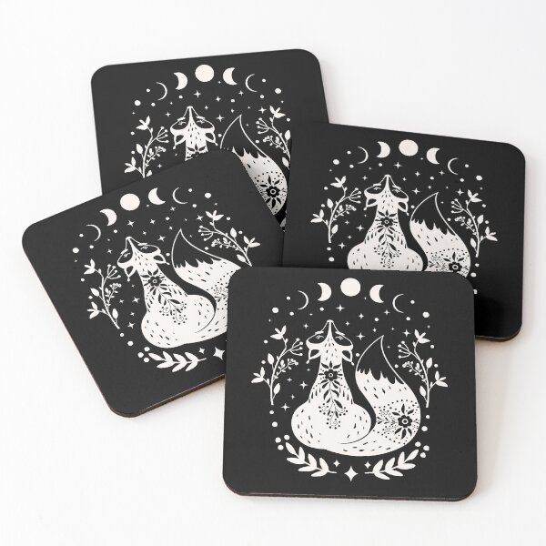 Item preview, Cute Fox Moon Gazing Wiccan Hallowmas Pagan Great Sabbat designed and sold by nicksuefonze.