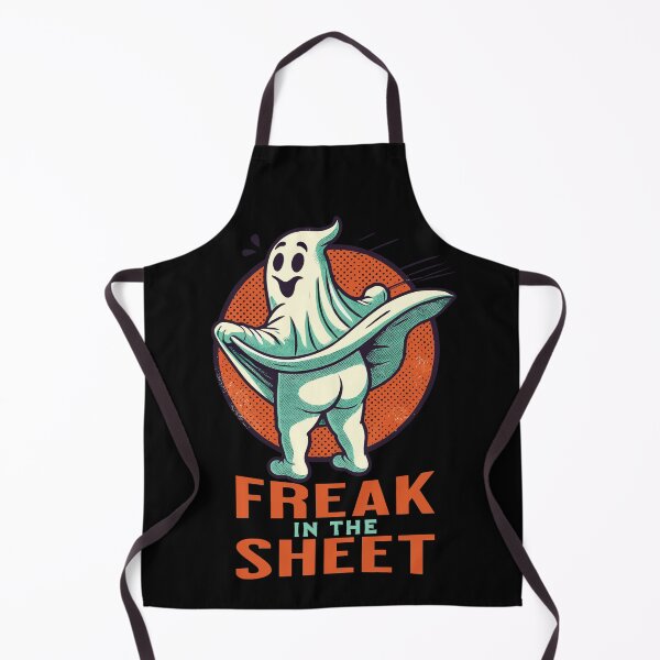 Item preview, Ghost Shows Butt Freak In Sheet Retro Style designed and sold by LuminOrb.