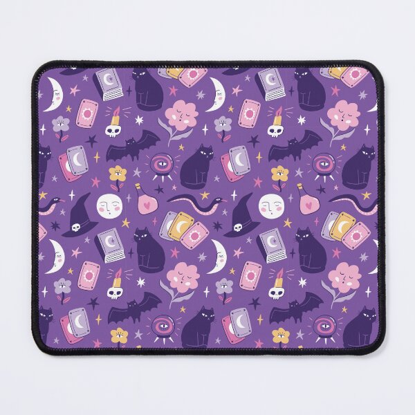 Item preview, Witch Halloween Black Cat Moon Pattern designed and sold by CEB1700.