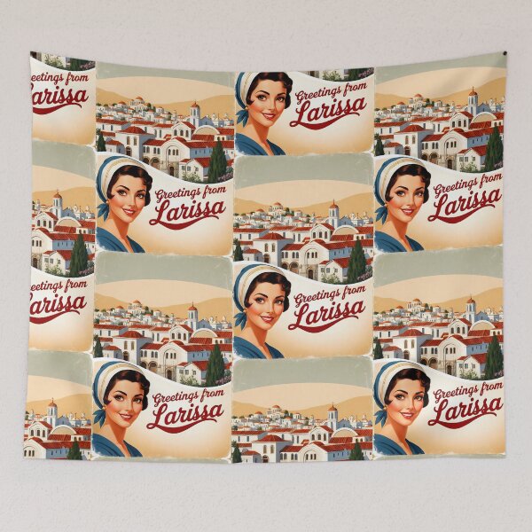 Item preview, Larissa Thessaly Greece Postcard Vintage Retro Travel Vintage designed and sold by TravelPostcardGems.