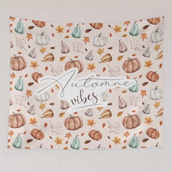 Item preview, Fall Delights, Autumn Squash and Pumpkin Pattern, Fall Vibes designed and sold by Audrey Janvier | AJD.