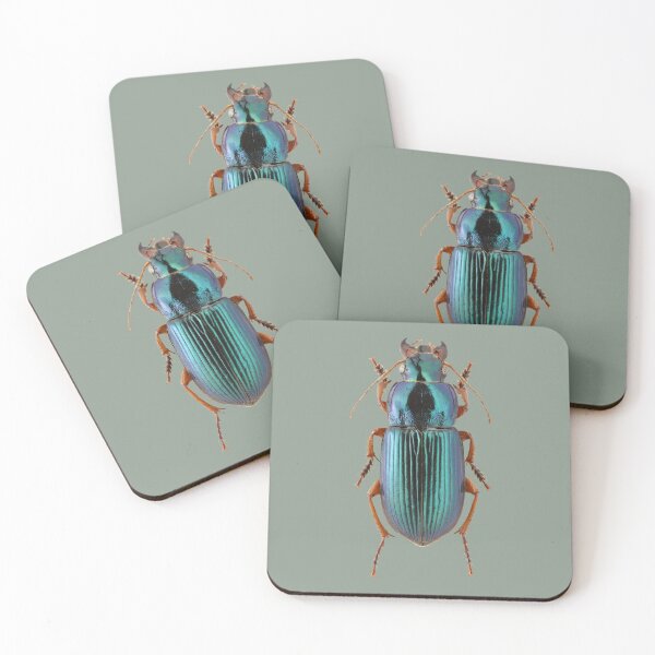 Item preview, Harpalus cupreus beetle designed and sold by MorningFive.