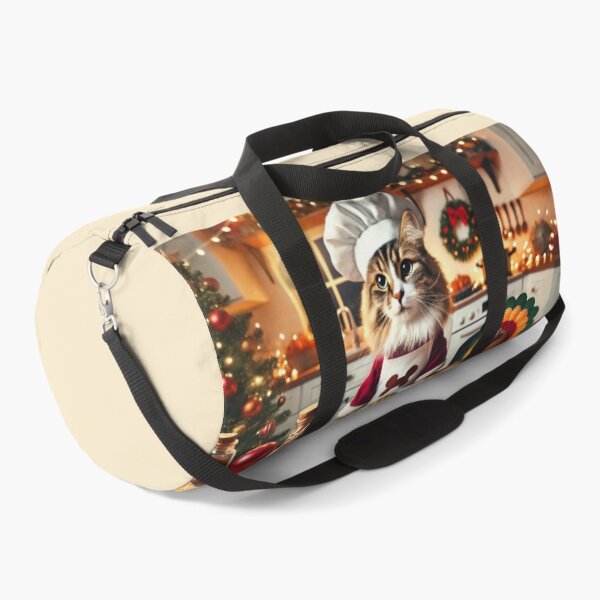 Item preview, Chef Tinsel - Festive Feast Feline designed and sold by WheelieGdArt.