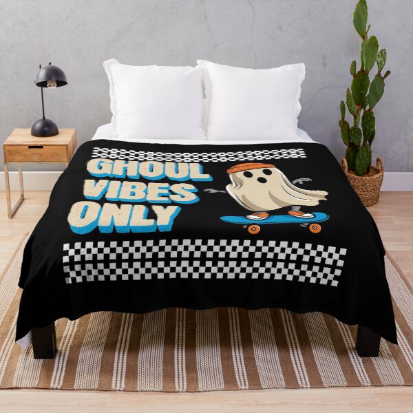 Item preview, Ghoul Vibes Only Funny Halloween Saying Design designed and sold by LuminOrb.