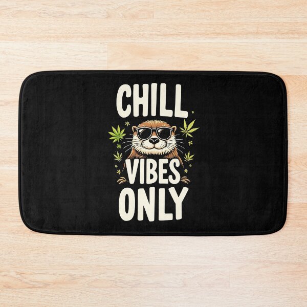 Item preview, Chill Vibes Only Otter with Sunglasses designed and sold by Taans-Creation.