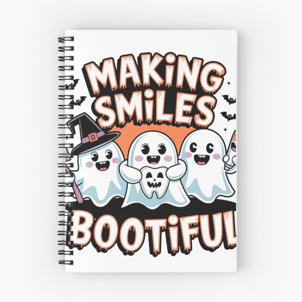 Item preview, Making Smiles Bootiful Halloween Funny Ghost Dentist Dental T-Shirt designed and sold by ShopZen ⭐⭐⭐⭐⭐.