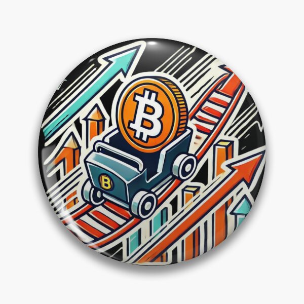 Item preview, Bitcoin Rollercoaster designed and sold by pixelpulsenyc.