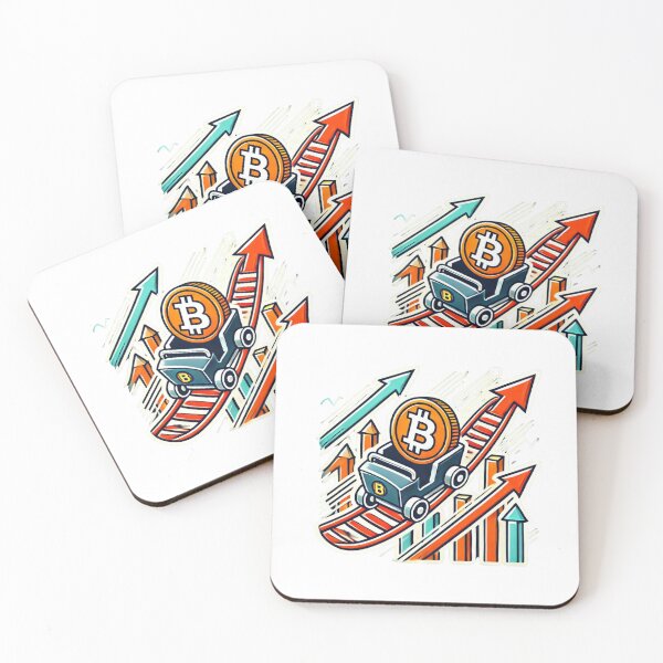 Item preview, Bitcoin Rollercoaster designed and sold by pixelpulsenyc.
