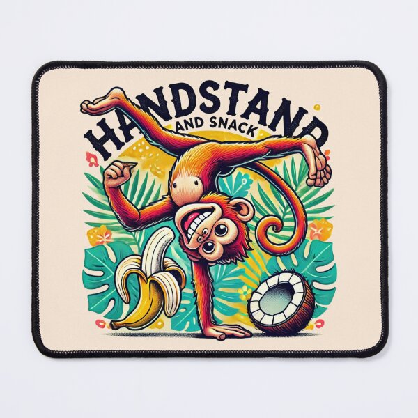 Item preview, Funny Yoga Posture- Handstand (Adho Mukha Vrksasana)  designed and sold by Rajasekar.