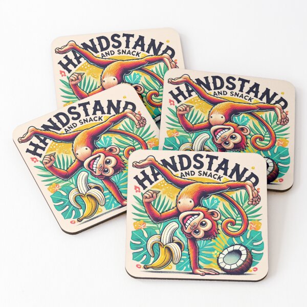 Item preview, Funny Yoga Posture- Handstand (Adho Mukha Vrksasana)  designed and sold by Rajasekar.