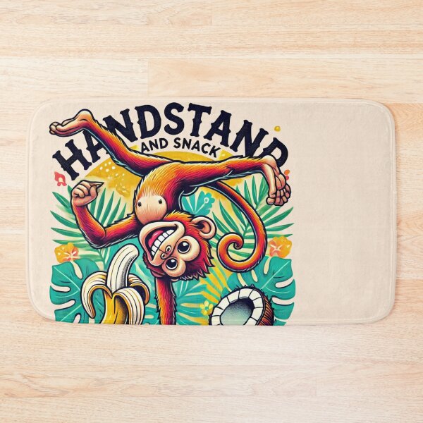 Item preview, Funny Yoga Posture- Handstand (Adho Mukha Vrksasana)  designed and sold by Rajasekar.