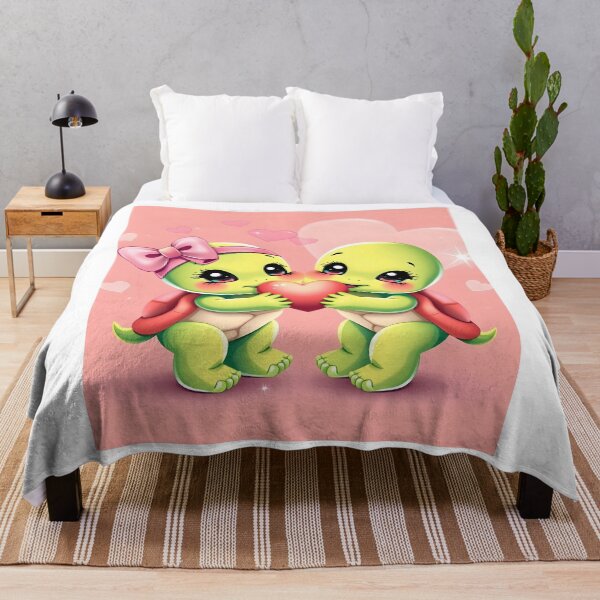 Item preview, Turtle Mating Love: Baby Turtles Holding Heart designed and sold by NeoArtworks.