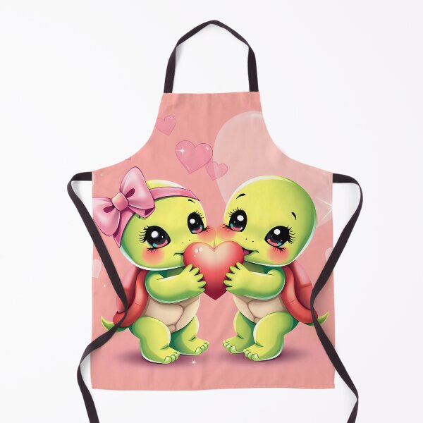 Item preview, Turtle Mating Love: Baby Turtles Holding Heart designed and sold by NeoArtworks.