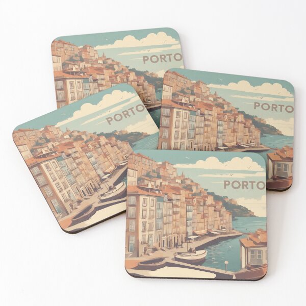 Item preview, Porto Portugal Vintage Design designed and sold by KarakitAI.
