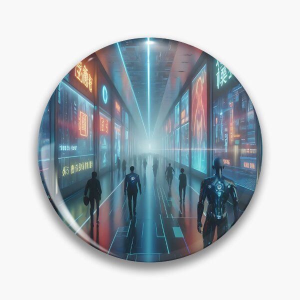 Artikelvorschau, Futuristischer Stadtkorridor mit Robotern entworfen und verkauft von Michaelragheb.