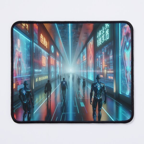 Item preview, Futuristic City Corridor with Robots designed and sold by Michaelragheb.