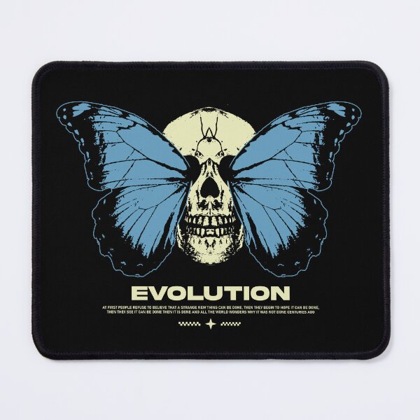 Item preview, Evolution Skull Butterfly – Surreal Graphic Art designed and sold by Margival.