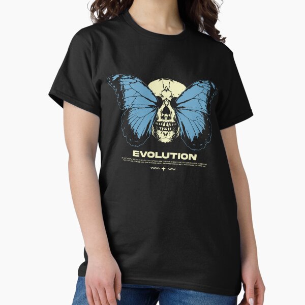 Item preview, Evolution Skull Butterfly – Surreal Graphic Art designed and sold by Margival.