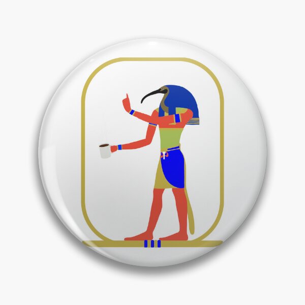 Item preview, Thoth, god of wisdom, with his coffee designed and sold by ramirezdx.