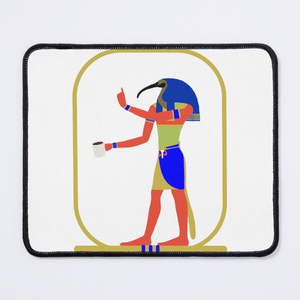 Item preview, Thoth, god of wisdom, with his coffee designed and sold by ramirezdx.