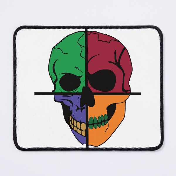 Item preview, Four-part skeleton skull. designed and sold by MiPa78.