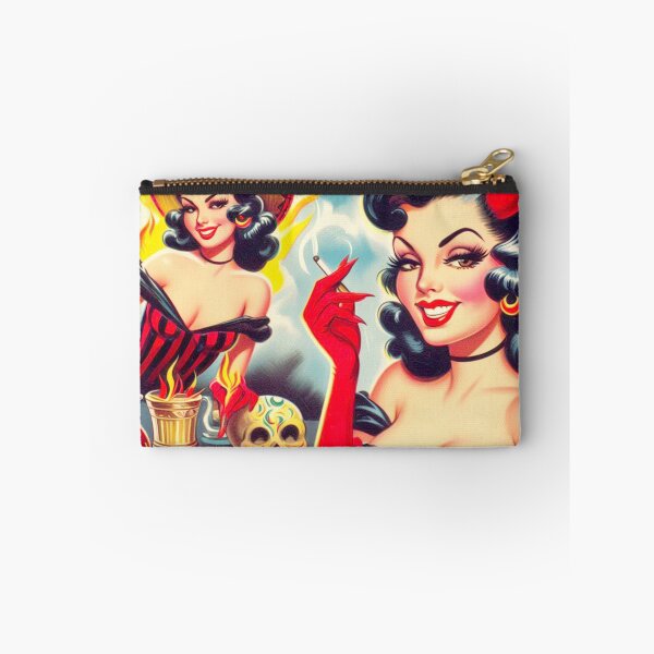 Item preview, Vintage Hot Devil Girl designed and sold by PulpVintage.
