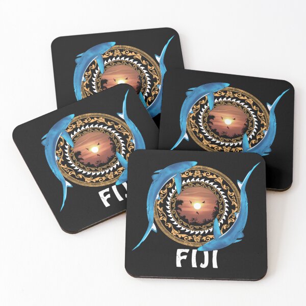 Item preview, Fiji Blue Sharks designed and sold by NicGrayGraphic.