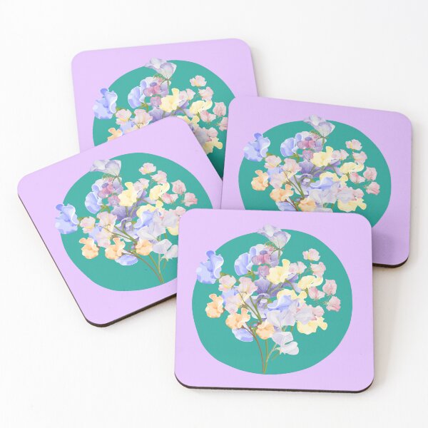 Item preview, Colorful sweet pea designed and sold by AnulaArt.