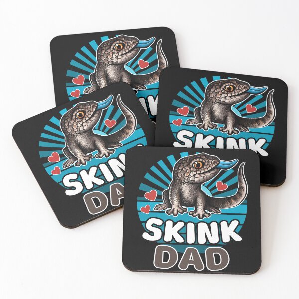 Item preview, Cute Blue Tongue Skink Dad designed and sold by BeataY6Art.