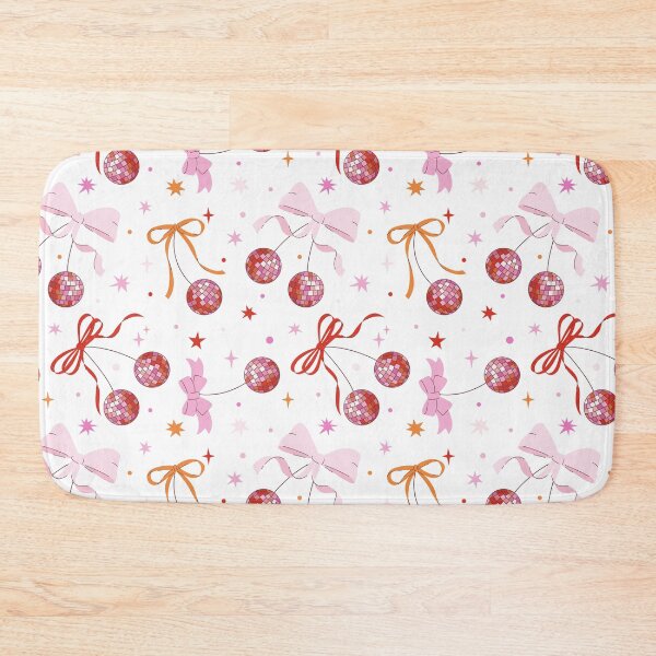 Item preview, Disco Cherries with Bows Repeating Pattern, Y2K aesthetic, disco aesthetic  designed and sold by CEB1700.