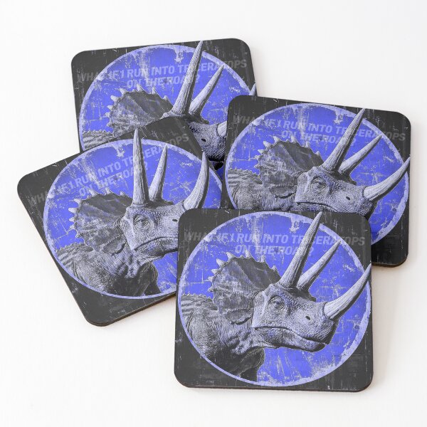 Item preview, What if irun into Triceratops on the road? designed and sold by GagamellGray.