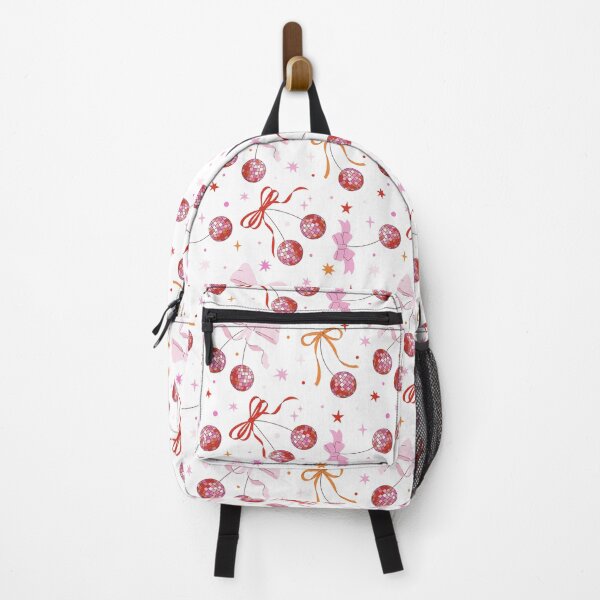 Item preview, Disco Cherries with Bows Repeating Pattern, Y2K aesthetic, disco aesthetic designed and sold by CEB1700.
