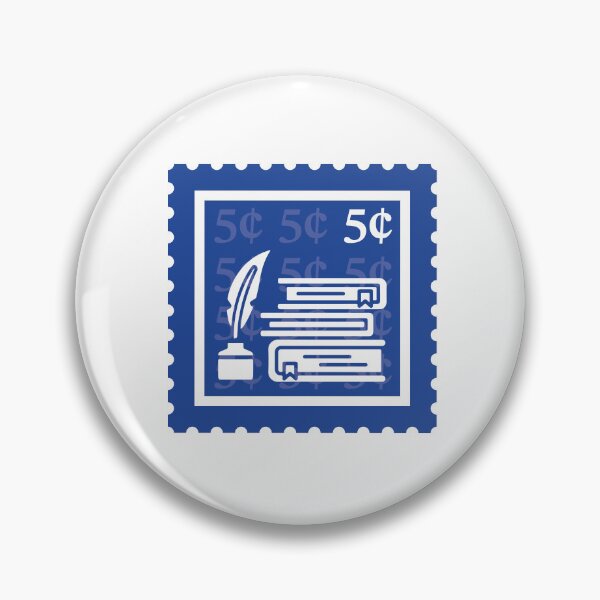 Item preview, English | Royal Blue & White Stamps | College Literature Writer Major | Creative Writing Poetry Graduate School Class | Books Author Job | University Degree Minor | StampHeed 006 designed and sold by StampHeed.