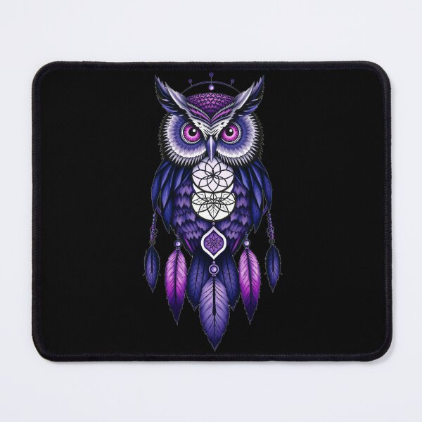 Item preview, Purple Dreamcatcher Owl designed and sold by GrayWolf123.