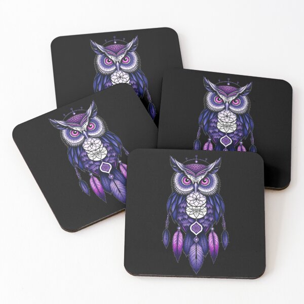 Item preview, Purple Dreamcatcher Owl designed and sold by GrayWolf123.