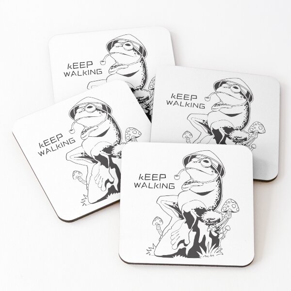 Item preview, UNIMPRESSED  BLACK AND WHITE FROG  designed and sold by ZMaria.