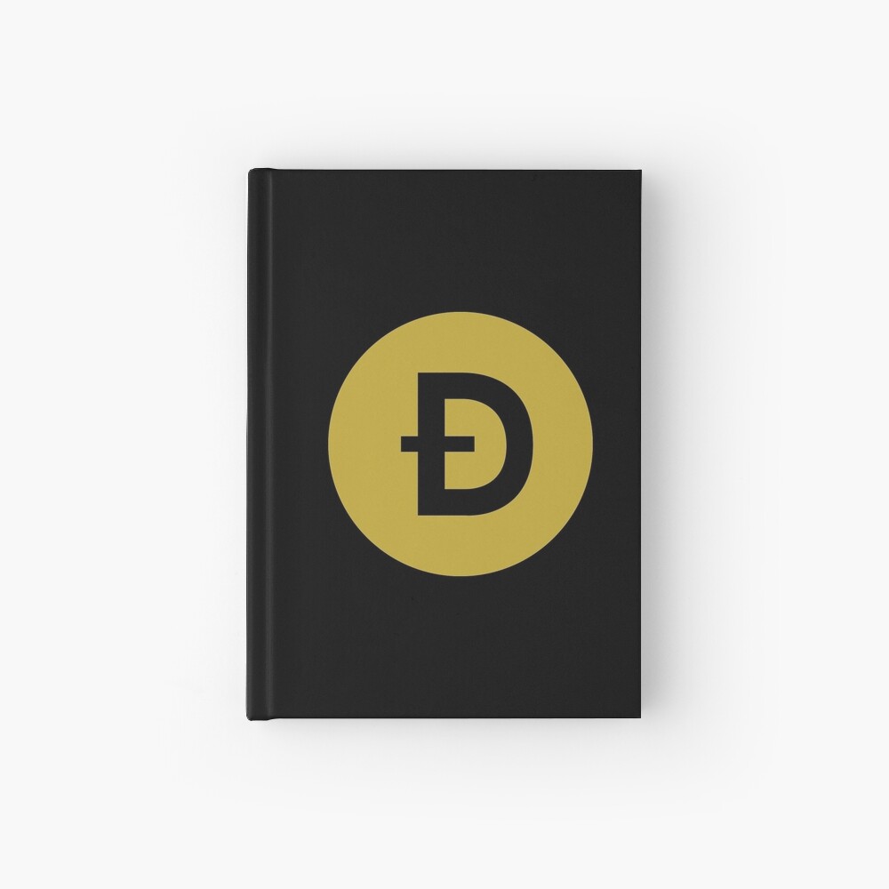 Dogecoin Logo Spiral Notebook By Crypto Fashion Redbubble