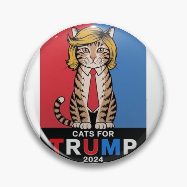 Item preview, Cats For Trump 2024 Funny Tee For Vance Trump designed and sold by SztylishDesigns.