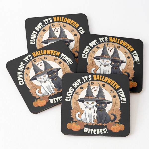 Item preview, Halloween Time Cats Claws Out Witches  designed and sold by DarekShop.