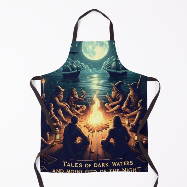 Item preview, Tales of Dark Waters - Mysterious Nautical Adventure Art Print, Perfect for Ocean Lovers and Storytellers designed and sold by DarkEmporium20.