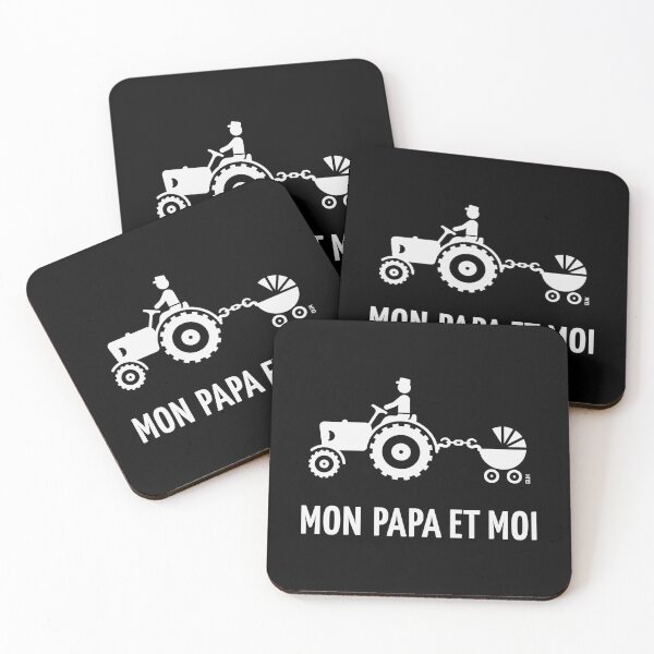 Item preview, My Dad and Me (Farmer / Tractor / Pram / White) designed and sold by MrFaulbaum.