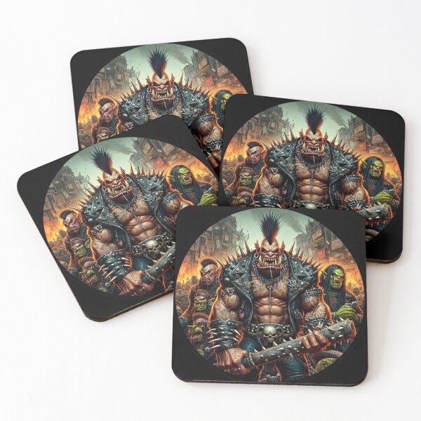 Item preview,  Punk Orcs Uprising – Post-Apocalyptic Rebellion Art designed and sold by IllumeInk.