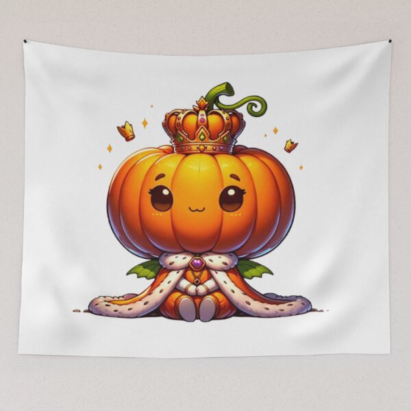 Item preview, The Pumpkin Monarch I Reigning in Cuteness  designed and sold by PedroStyle.
