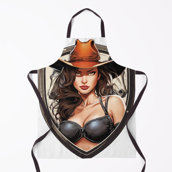 Item preview, shield with a beautiful cowgirl designed and sold by javierparra.