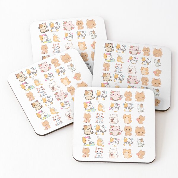 Item preview, Cute Cat Poses Graphic Sticker - Adorable Cat-Themed Sticker for Any Surface designed and sold by QuirkieCrafts.
