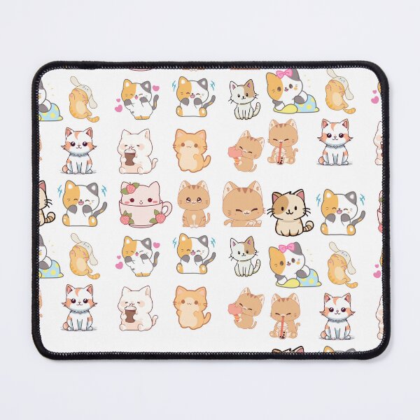 Item preview, Cute Cat Poses Graphic Sticker - Adorable Cat-Themed Sticker for Any Surface designed and sold by QuirkieCrafts.