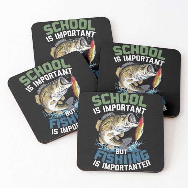 Item preview, School is Important But Fishing is Importanter, Fishing Life, designed and sold by BLZART.